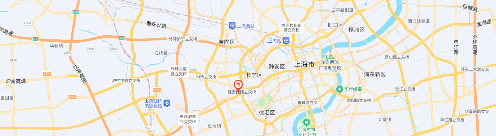 上海市公司位置地图